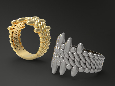 A100-46-rings Modelo de impresión 3D