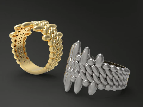 A100-46-rings 3D Print Model