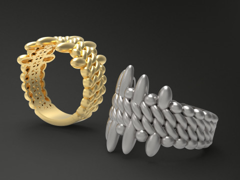 A100-46-rings Modelo de impresión 3D