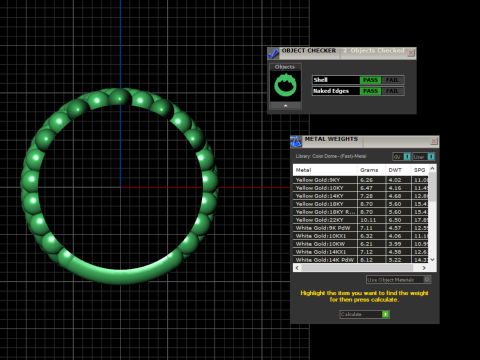 A100-46-rings Modelo de impresión 3D