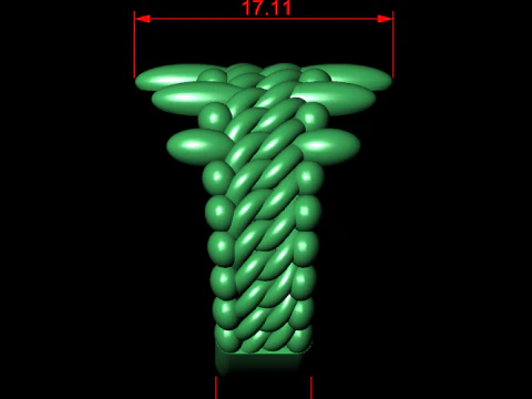 A100-46-rings 3D Print Model