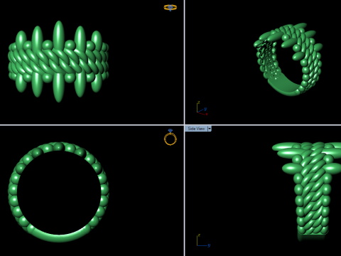 A100-46-rings Modelo de impresión 3D