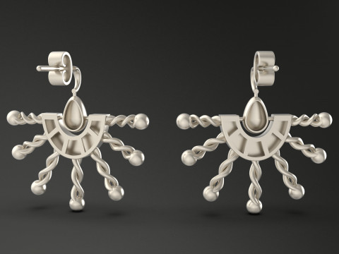 A100-48-earring 3D 프린트 모델