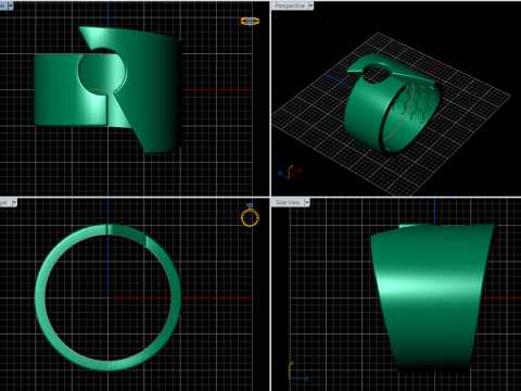 A100-38-rings 3D Принт Модель