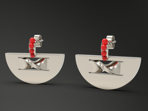 A100-49-earings 3D-printmodel