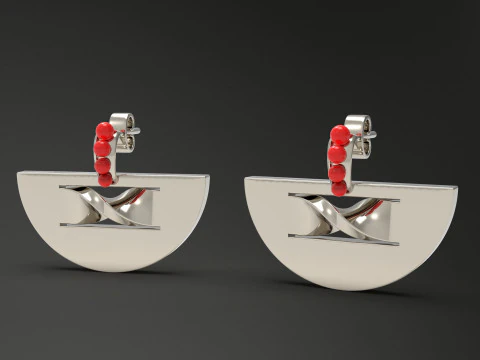 A100-49-earings 3D Print Model