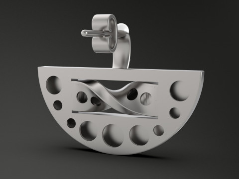 A100-49-earings 3D-printmodel