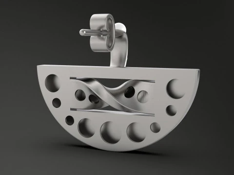 A100-49-earings 3D Print Model
