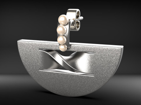 A100-49-earings 3D-printmodel