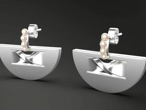 A100-49-earings 3D Print Model