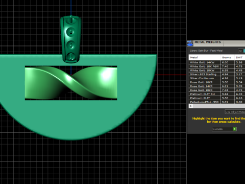 A100-49-earings 3D-printmodel