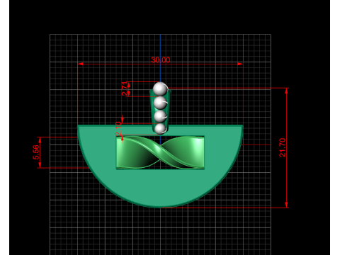 A100-49-earings 3D-printmodel