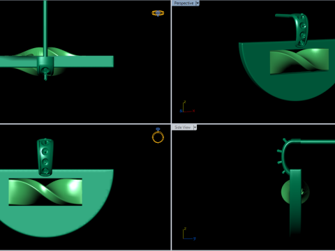 A100-49-earings 3D-printmodel