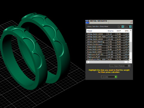 Couple wedding band ring -1 Modello di stampa 3D