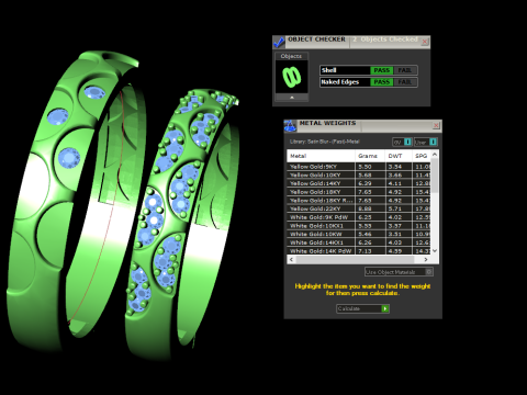 Couple wedding band ring -1 Modello di stampa 3D