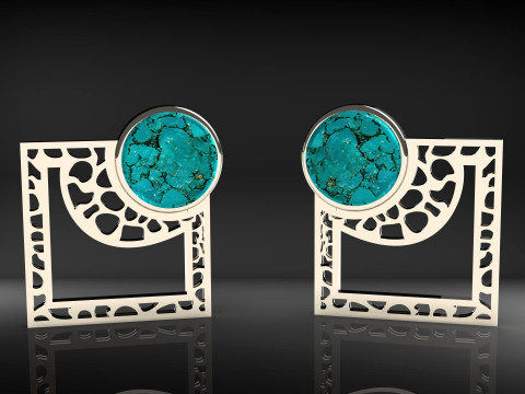 A100-58-earring Modelo de impresión 3D