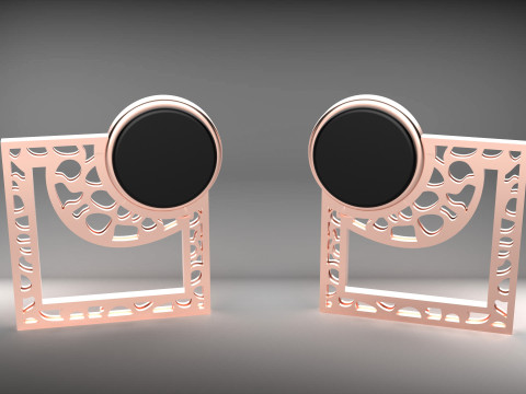 A100-58-earring 3Dプリントモデル