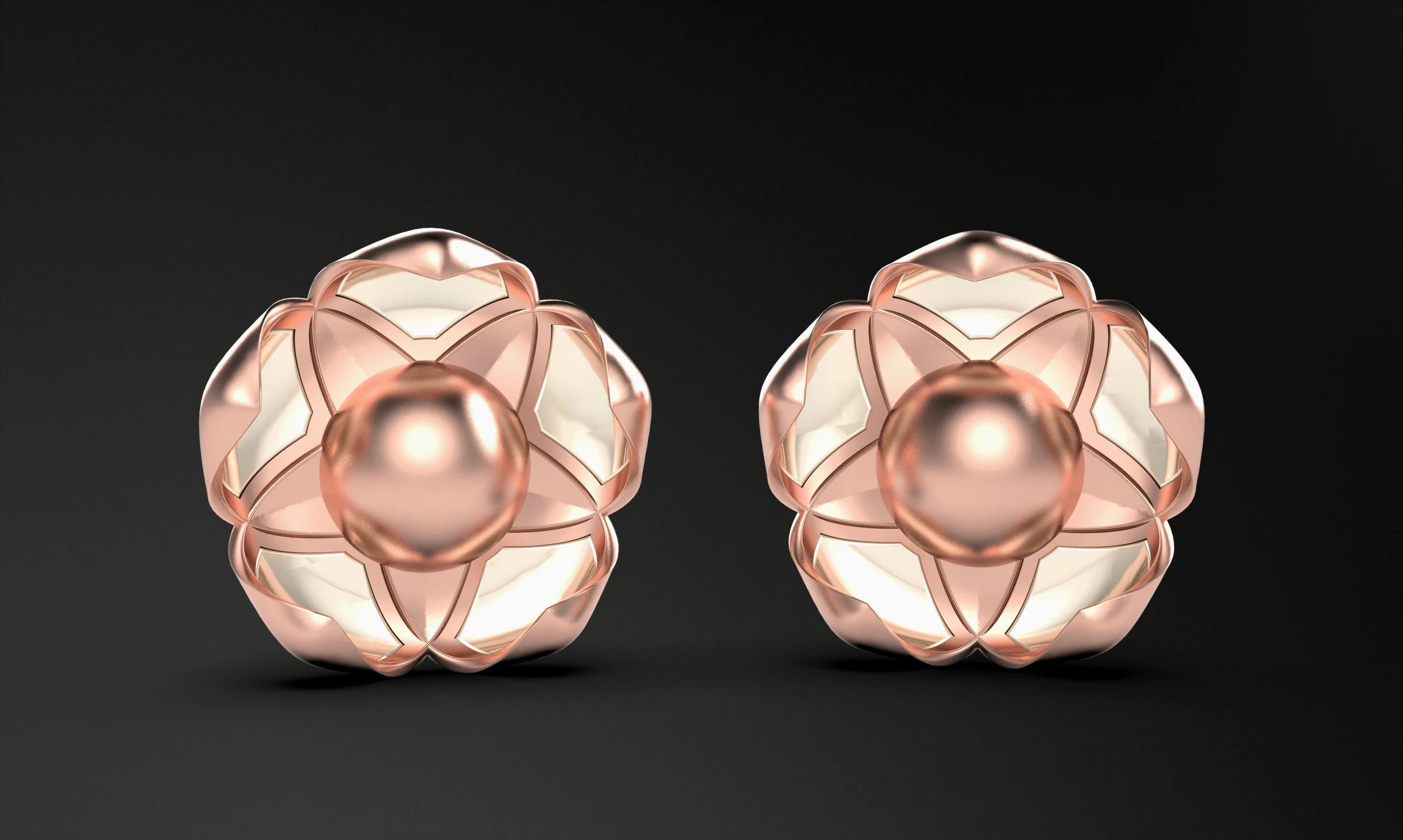 A100-57-earring 3D Print Model .c4d .max .obj .3ds .fbx .stl .blend