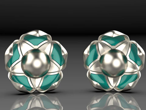 A100-57-earring 3D Print Model