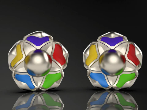 A100-57-earring 3D Print Model