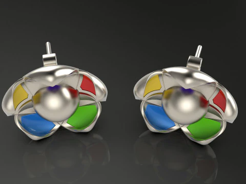 A100-57-earring 3D Print Model