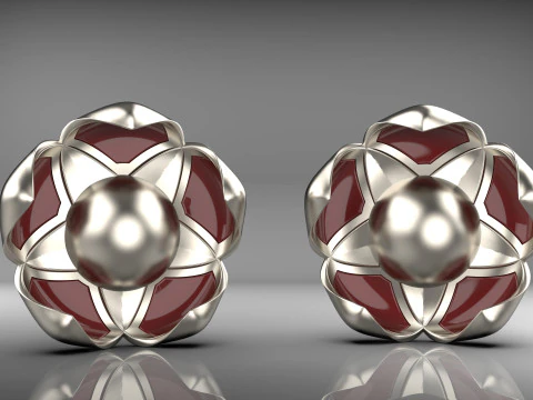 A100-57-earring 3D Print Model