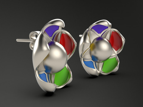 A100-57-earring 3D printmodel