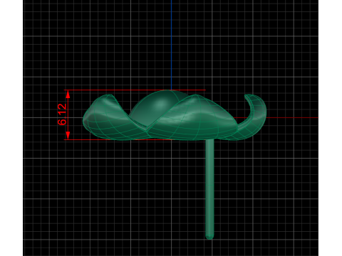 A100-57-earring 3D printmodel