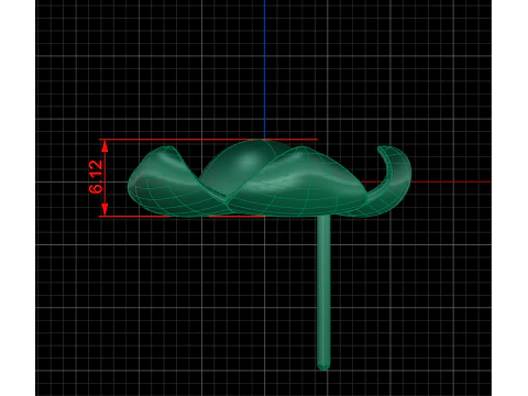 A100-57-earring 3D Print Model