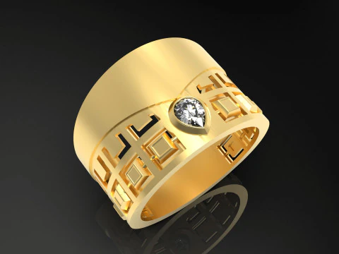 A100-59-环 3D 打印模型