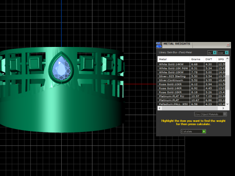 A100-59-ring 3D-printmodel
