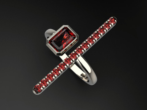 A100-64-ring 3D Print Model