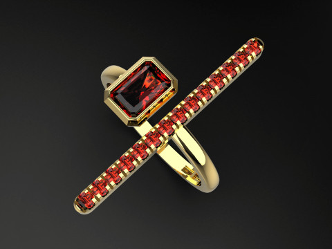 A100-64-ring 3D Print Model