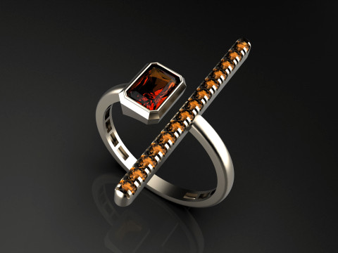 A100-64-ring 3D Print Model