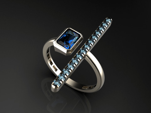A100-64-ring 3D Print Model