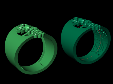 A100-65-ring Modello di stampa 3D