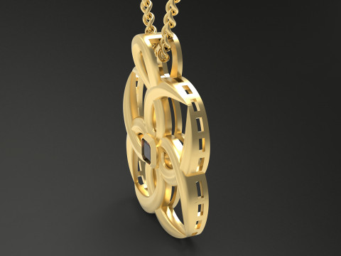 A100-72-pendant 3D प्रिंट मॉडल