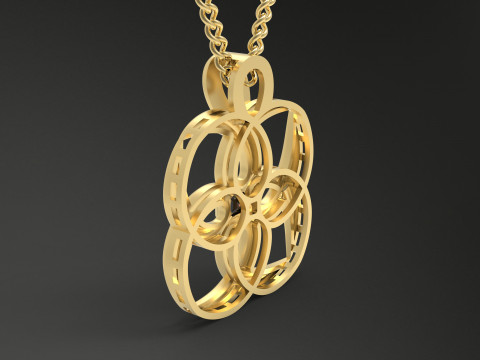 A100-72-pendant 3D प्रिंट मॉडल