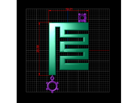 A100-75-pendant Modèles 3D en vedette
