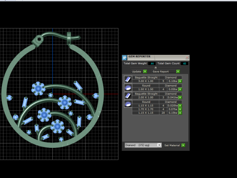 A100-77-earring 3D Print Model