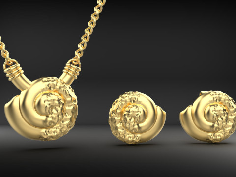 A100-80-pendant-ear 3Dプリントモデル