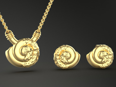 A100-80-pendant-ear Model do druku 3D