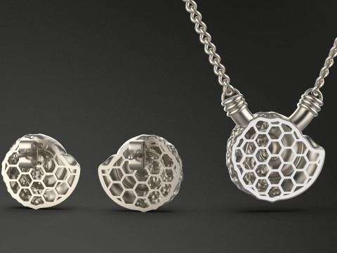 A100-80-pendant-ear Model do druku 3D