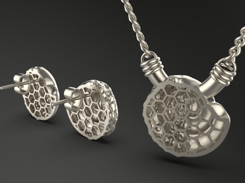 A100-80-pendant-ear Model do druku 3D