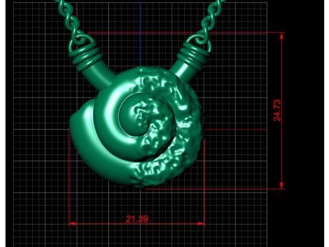 A100-80-pendant-ear Model do druku 3D