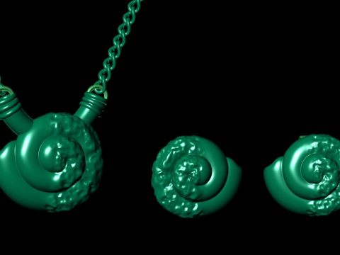 A100-80-pendant-ear Model do druku 3D