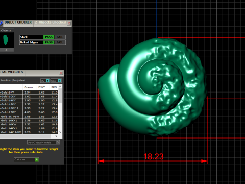 A100-80-pendant-ear Model do druku 3D