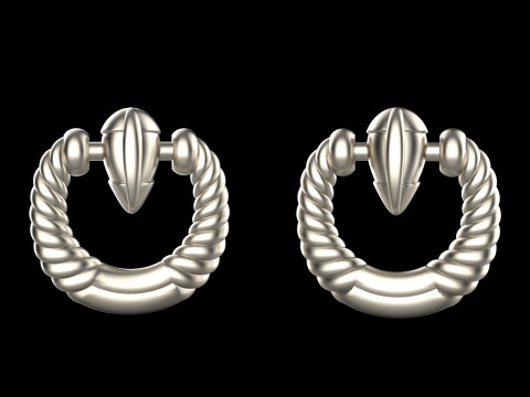 A100-89-earring 3D Print Model