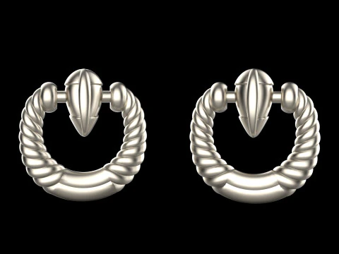 A100-89-earring 3D Print Model