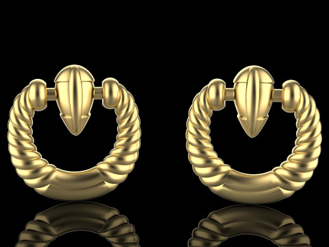 A100-89-earring 3D Print Model